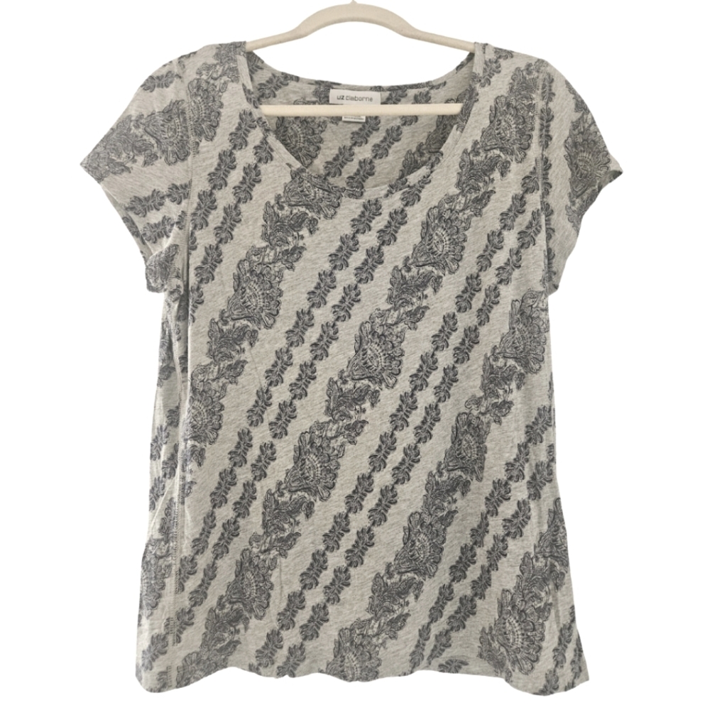 Liz Claiborne Patterned T-shirt
